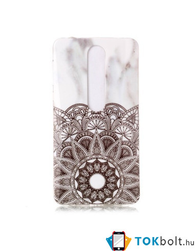 Márvány mintás rugalmas tok Nokia 6.1 / Nokia 6 (2018) készülékhez - MANDALA