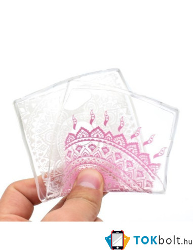 Hajlékony TPU tok Sony Xperia XA2 telefonhoz - PINK MANDALA