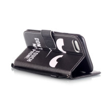 Notesz tok iPhone 8 / 7 telefonhoz - DO NOT TOUCH MY PHONE
