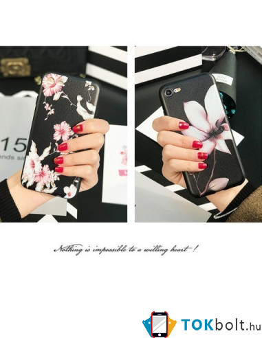 Rugalmas tok Apple iPhone 6s / 6 telefonhoz - LÓTUSZVIRÁG