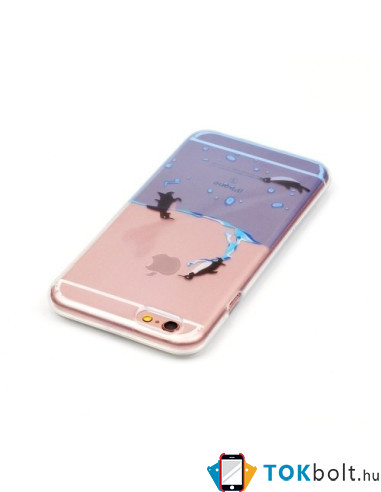 Rugalmas tok Apple iPhone 6 / 6S telefonhoz - PINGVINES