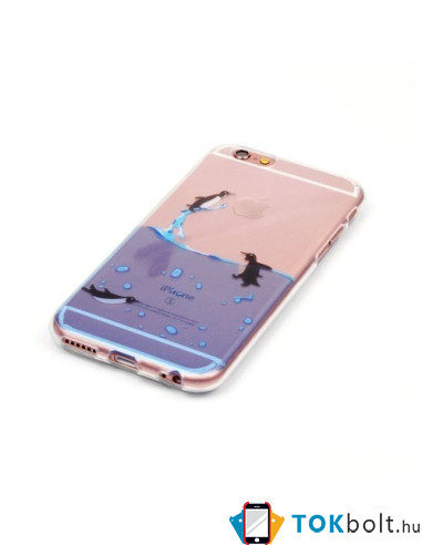Rugalmas tok Apple iPhone 6 / 6S telefonhoz - PINGVINES