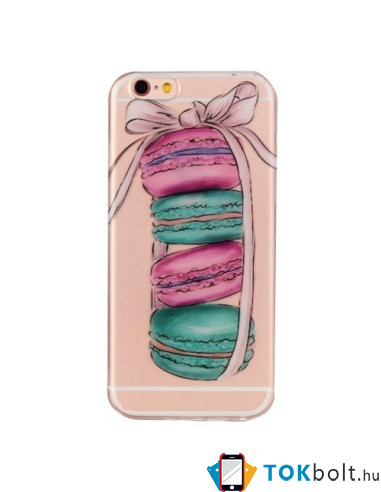 Rugalmas tok Apple iPhone 6 / 6S telefonhoz - MACARON