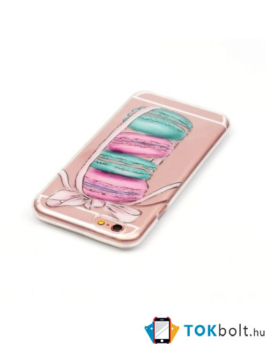 Rugalmas tok Apple iPhone 6 / 6S telefonhoz - MACARON