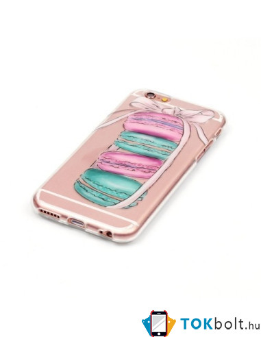 Rugalmas tok Apple iPhone 6 / 6S telefonhoz - MACARON