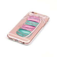 Rugalmas tok Apple iPhone 6 / 6S telefonhoz - MACARON