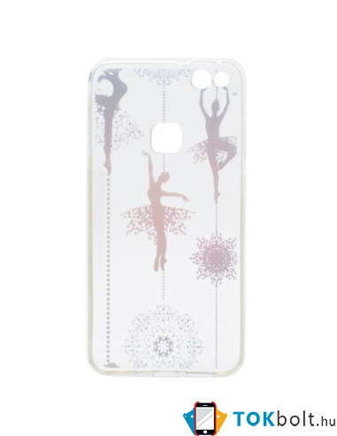 Rugalmas mintás tok Huawei P10 Lite telefonhoz - BALERINA