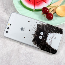 Rugalmas mintás tok Huawei P10 Plus telefonhoz - CICA PÁR
