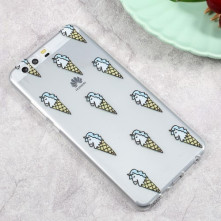 Rugalmas mintás tok Huawei P10 Plus telefonhoz - FAGYI
