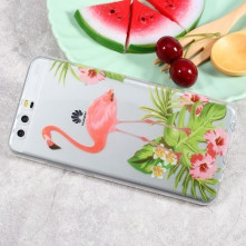 Rugalmas mintás tok Huawei P10 Plus telefonhoz - FLAMINGÓ