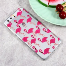 Rugalmas mintás tok Huawei P10 Plus telefonhoz - FLAMINGÓ