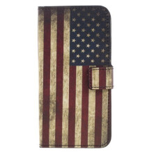 Amerikai zászlós notesz tok Samsung Galaxy A3 (2017) telefonhoz