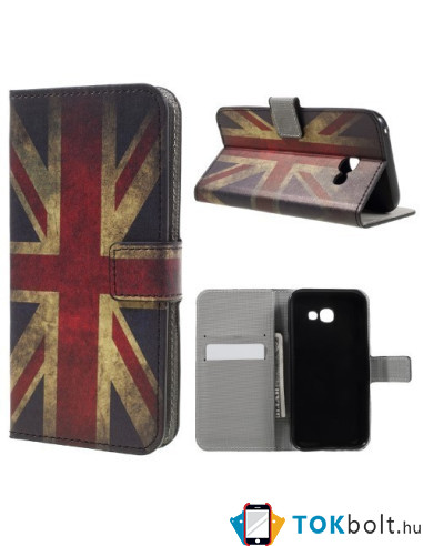 Brit zászlós notesz tok Samsung Galaxy A3 (2017) telefonhoz