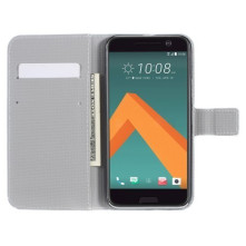 Mintás mappa telefontok HTC 10 / HTC 10 Lifestyle telefonhoz - KÉK PILLANGÓS
