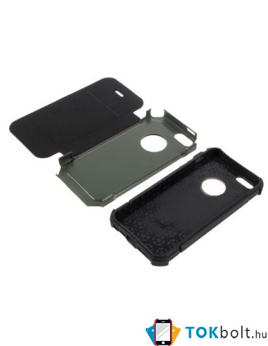 Terep mintás 2in1 notesz tok iPhone SE/5s/5 telefonhoz