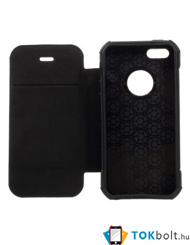 Terep mintás 2in1 notesz tok iPhone SE/5s/5 telefonhoz