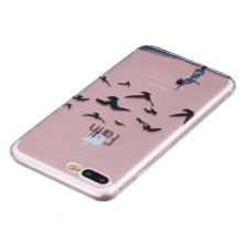 Vékony rugalmas tok iPhone 7 Plus / 8 Plus telefonhoz - SZÁLLÓ MADARAK