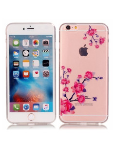 Vékony rugalmas tok Apple iPhone 6 / iPhone 6S telefonhoz - VIRÁGOS