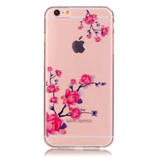 Vékony rugalmas tok Apple iPhone 6 / iPhone 6S telefonhoz - VIRÁGOS