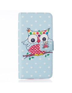 Mókás baglyos notesz tok LG G5 telefonhoz