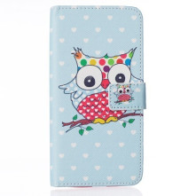 Mókás baglyos notesz tok LG G5 telefonhoz