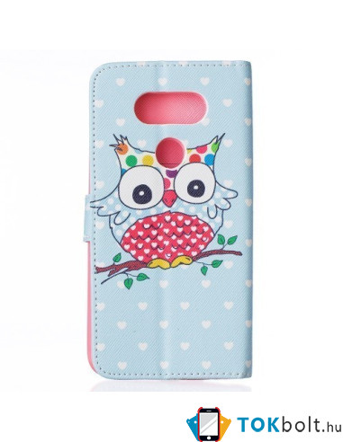 Mókás baglyos notesz tok LG G5 telefonhoz