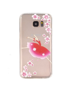 Rugalmas TPU tok Samsung Galaxy S7 Edge készülékhez - BALERINA