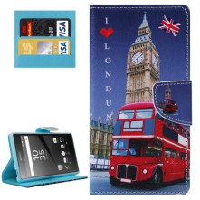 London mintás notesz tok Sony Xperia Z5 / Z5 Dual telefonhoz