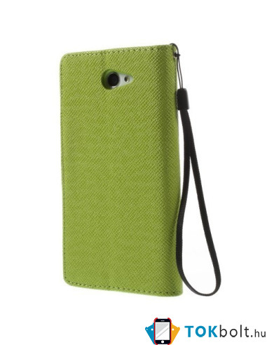 MLT kiwi-zöld notesz telefontok Sony Xperia M2 / M2 Dual telefonhoz