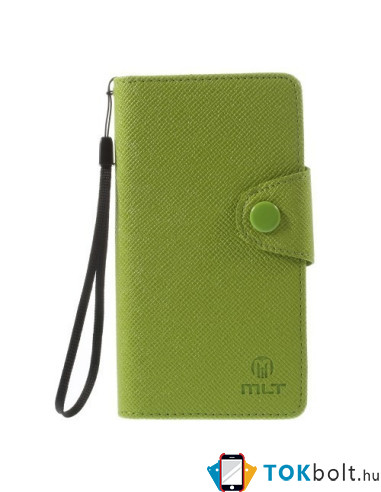 MLT kiwi-zöld notesz telefontok Sony Xperia M2 / M2 Dual telefonhoz