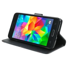 Retro brit zászlós notesz tok Samsung Galaxy Grand Prime telefonhoz