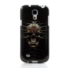 Samsung Galaxy S 4 Mini telefontok, kopony mintás, fekete hátterű