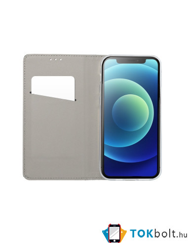SMART szilikon keretes könyvtok Huawei P smart 2021 készülékhez - KÉK