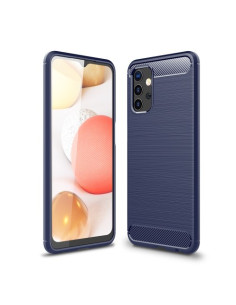 Samsung Galaxy A32 5G karbon mintás tok - KÉK