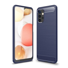 Samsung Galaxy A32 5G karbon mintás tok - KÉK