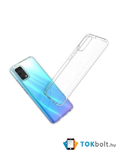 Rugalmas TPU tok Samsung Galaxy A02s készülékhez - ÁTTETSZŐ