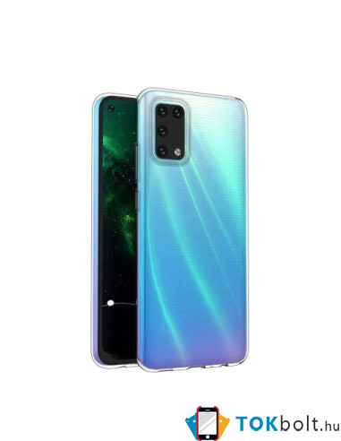 Rugalmas TPU tok Samsung Galaxy A02s készülékhez - ÁTTETSZŐ