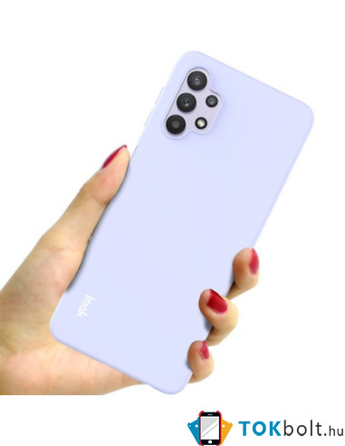 Rugalmas TPU tok Samsung Galaxy A32 5G készülékhez - LILA