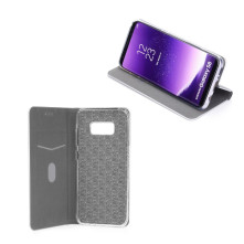 FORCELL LUNA tok Samsung Galaxy A52 5G / A52 telefonhoz - FEKETE-EZÜST