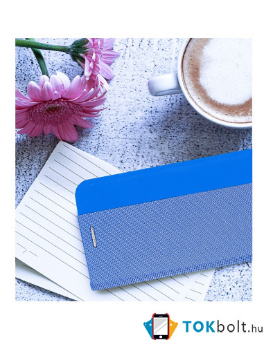 FORCELL SENSITIVE BOOK tok Samsung Galaxy A52 5G / A52 telefonhoz - KÉK