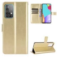 Oldalra nyíló tok Samsung Galaxy A52 5G telefonhoz - ARANY