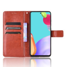 Oldalra nyíló tok Samsung Galaxy A52 5G telefonhoz - BARNA