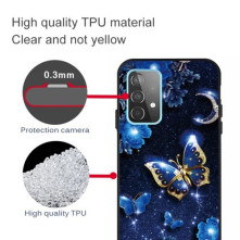 Rugalmas TPU tok Samsung Galaxy A72 5G készülékhez - PILLANGÓK