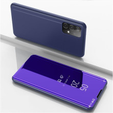 Flip telefontok átlátszó előlappal Samsung Galaxy A52 5G készülékhez - LILA