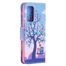Oldalra nyíló mintás telefontok Samsung Galaxy A52 5G telefonhoz - BAGOLY