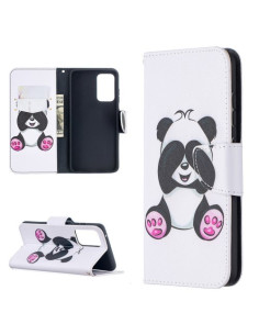 Oldalra nyíló mintás telefontok Samsung Galaxy A52 5G telefonhoz - PANDA