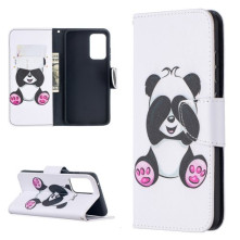 Oldalra nyíló mintás telefontok Samsung Galaxy A52 5G telefonhoz - PANDA