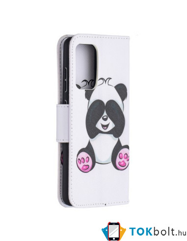 Oldalra nyíló mintás telefontok Samsung Galaxy A52 5G telefonhoz - PANDA