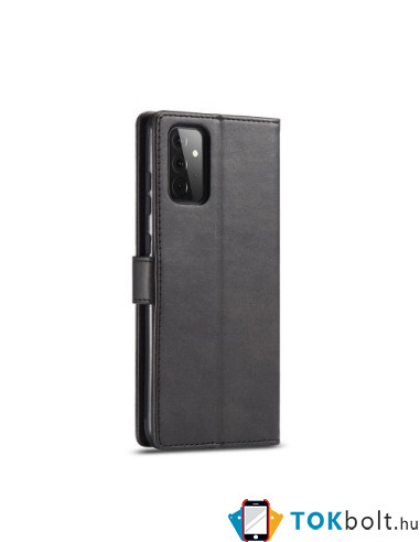 Oldalra nyíló tok Samsung Galaxy A72 5G telefonhoz - FEKETE