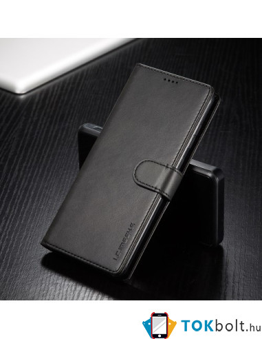Oldalra nyíló tok Samsung Galaxy A72 5G telefonhoz - FEKETE